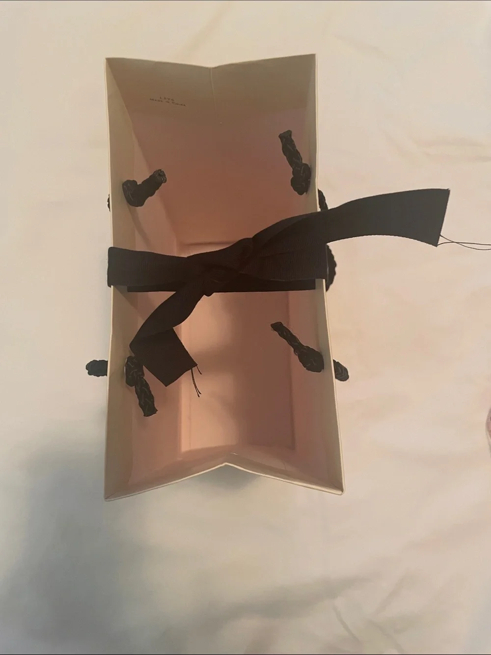 Jo Malone Cream Gift Bag with Black Rope Handles